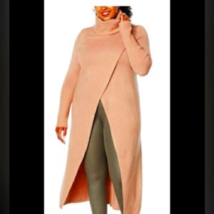 Black Label Crossover Maxi Sweater